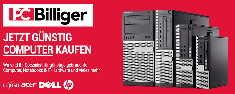 Kaufen Sie günstige PCs und Laptops bei PCBilliger.de Kaufen Sie günstige PCs und Laptops bei PCBilliger.de